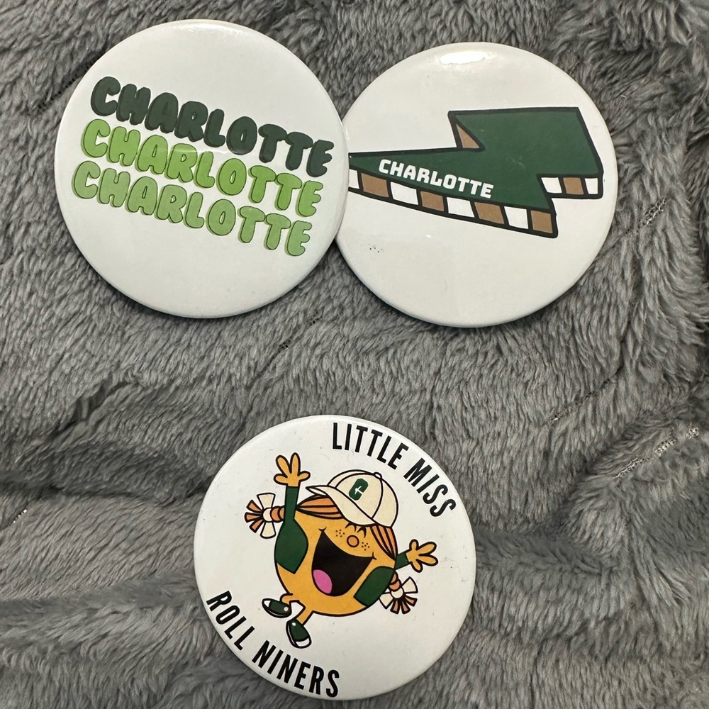 UNCC Gameday buttons